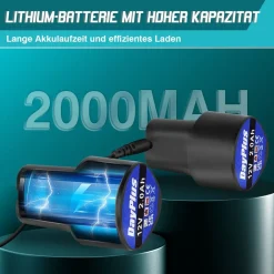 LUCIDATRICE ROTORBITALE 2 BATTERIE 12 V 2000 MAH 8 VELOCITÀ LEVIGATRICE PER AUTO
