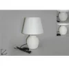 LUME LAMPADA ABAT JOUR COMODINO COMÒ 32CM LUCE BIANCA PIETRA MODERNA LN002534