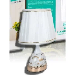 LUME LAMPADA ABAT JOUR COMODINO COMÒ DA TAVOLO ARREDO CAMERA CASA LUCE TX-9774