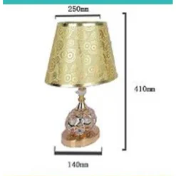 LUME LAMPADA DA TAVOLO ABAT JOUR COMODINO COMÒ ARREDO CAMERA CASA LUCE TX-9772