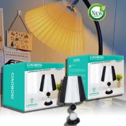 LUME LAMPADA DA TAVOLO ABAT JOUR CON PARALUME COMODINO CAMERA CASA LUCE TX-9775