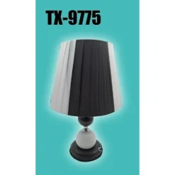 LUME LAMPADA DA TAVOLO ABAT JOUR CON PARALUME COMODINO CAMERA CASA LUCE TX-9775