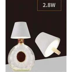 LUME TESTA LUMETTO LED 2.8 W RICARICABILE DIMMMERABILE CCT 3 COLORI LUCE D10-3C