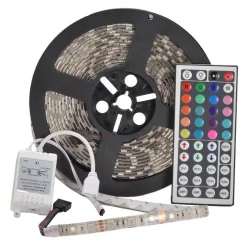 5M impermeabile 300 x 5050 SMD 12V DC flessibile striscia luminosa a LED RGB