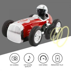 MACCHINA AUTO RETRÒ RADIOCOMANDATA F9 CAM WIFI SPEAKER BLUETOOTH APP SMARTPHONE