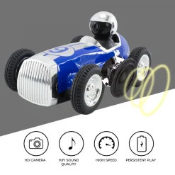 MACCHINA AUTO RETRÒ RADIOCOMANDATA F9 CAM WIFI SPEAKER BLUETOOTH APP SMARTPHONE