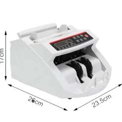 MACCHINA CONTABANCONOTE E RILEVATORE PROFESSIONALE VERIFICA BANCONOTE FALSEE 999