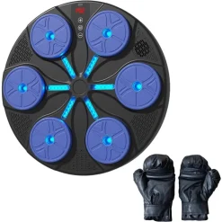 MACCHINA DA BOXE MUSICALE DA PARETE KICKBOXING ESERCIZIO ATTREZZATURA DA ALLENAMENTO