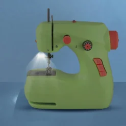 MACCHINA DA CUCIRE ELETTRICA PORTATILE MULTIFUNZIONALE USO DOMESTICO FUNZIONE TAGLIO FILO