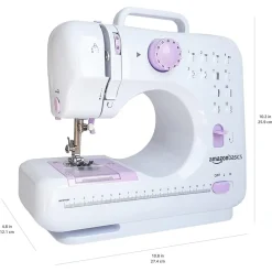 MACCHINA DA CUCIRE PORTATILE CON 12 PUNTI USO DOMESTICO SISTEMA CON 2 VELOCITÀ DI CUCITO