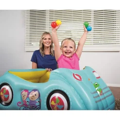 MACCHINA GONFIABILE BAMBINI 2 ANNI+ 119X79X51CM CON 25 PALLINE MULTICOLORE 93535