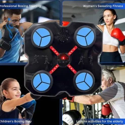 MACCHINA PER BOXE INTELLIGENTE STRUMENTO PER ALLENAMENTO FORMAZIONE CASA PALESTRA