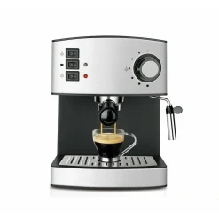MACCHINA PER CAFFÈ ESPRESSO 850 WATT 1.6LT CAPPUCCINO SYSTEM 15 BAR CORPO INOX