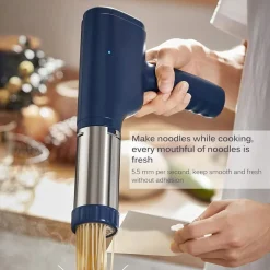 MACCHINA PER PASTA ELETTRICA WIRELESS AUTOMATICA PORTATILE CUCINA CON 3 STAMPI