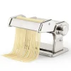 MACCHINA PER PASTA MANUALE DA CUCINA IN ACCIAIO CROMATO FETTUCCINE TAGLIOLINI