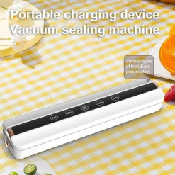MACCHINA PER SOTTOVUOTO SIGILLATRICE AUTOMATICA SENZA FILI PER CONSERVAZIONE ALIMENTI