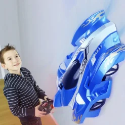 MACCHINA RADIOCOMANDATA TELECOMANDATA WALL CLIMBER SI MUOVE SU PARETE SOFFITTO