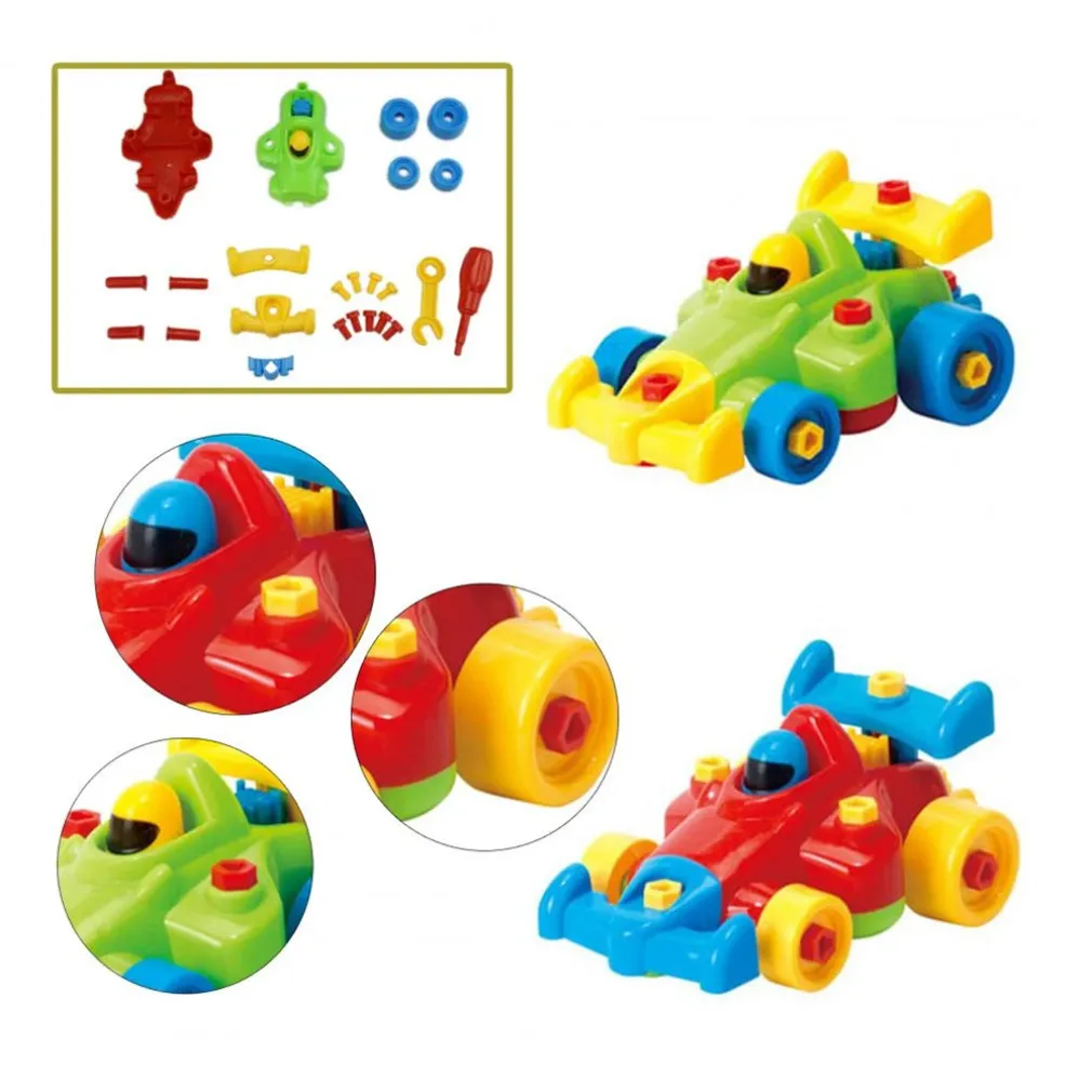 MACCHININA DA CORSA FORMULA UNO GIOCATTOLO SMONTA E RIMONTA CON SET N.2 ATTREZZI