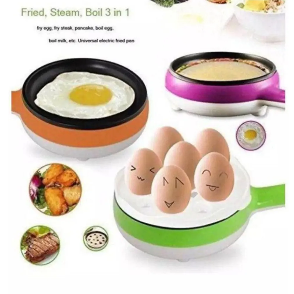 MAGIC POT EGG PENTOLA MAGICA CUOCI UOVA SODE VAPORE DOPPIO STRATO MINI FORNELLO