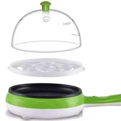 MAGIC POT EGG PENTOLA MAGICA CUOCI UOVA SODE VAPORE DOPPIO STRATO MINI FORNELLO