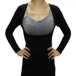 MAGLIETTA MODELLANTE NERO SHAPERS SOSTEGNO SENO BRACCIA SPALLE TG. L/XL SHAPER