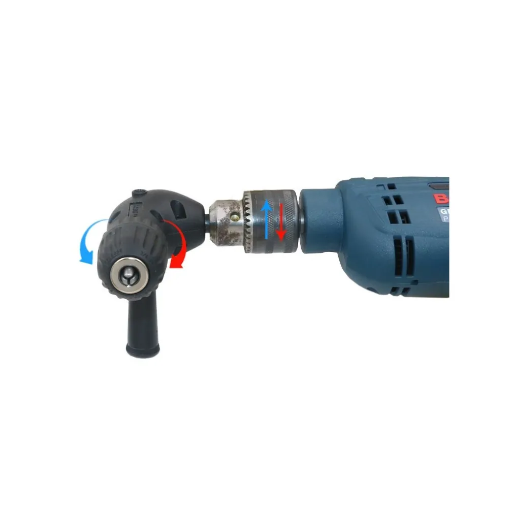 MANDRINO ANGOLARE 90° ACCESSORIO PER TRAPANO A CREMAGLIERA 0,6 - 10 MM