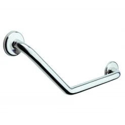 MANIGLIA ANGOLARE PER VASCA MANIGLIONE ACCIAIO BARRA APPOGGIO BAGNO DOCCIA ANZIANI