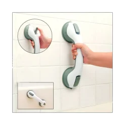 MANIGLIA DI SICUREZZA BAGNO CON ATTACCO A VENTOSA 26 CM PER ANZIANI DISABILI