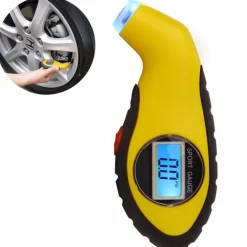 MANOMETRO MISURATORE DIGITALE DI PRESSIONE GOMME PNEUMATICI PER AUTO MOTO BICI