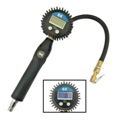 MANOMETRO PRESSIONE PNEUMATICI DIGITALE DISPAY LCD AUTO MOTO CAMPER