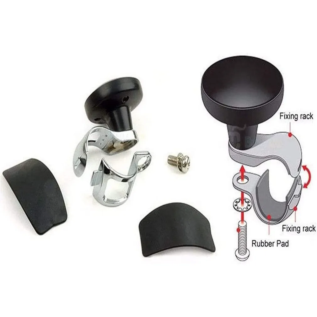 MANOPOLA VOLANTE POMELLO IMPUGNATURA DELLO STERZO SFERA PER AUTO TRATTORE BARCA