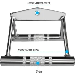 MANOPOLE PER FITNESS MANIGLIA A CANOTTAGGIO ATTACCO PER CAVO PALESTRA ESERCIZIO