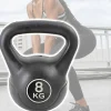 MANUBRIO KETTLEBELL DA 8 KG PESO CON MANIGLIA GINNASTICA FITNESS ERGONOMICO