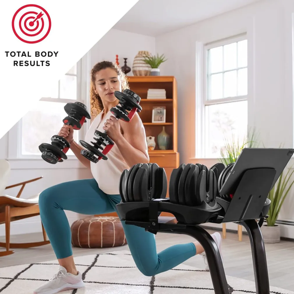 MANUBRIO PESI DUMBBELL REGOLABILE A CARICO VARIABILE DA 2 A 24KG MULTIFUNZIONALE