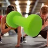 MANUBRIO SINGOLO 8 KG IN VINILE ALLENAMENTO ESERCIZI CASA PALESTRA WORKOUT FIT