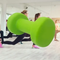 MANUBRIO SINGOLO 1 KG IN VINILE ALLENAMENTO ESERCIZI CASA PALESTRA WORKOUT FIT