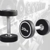 MANUBRIO SINGOLO PROFESSIONALE IN VINILE DA 20 KG PESI PALESTRA FITNESS SPORT