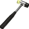 MARTELLO MAZZUOLO CON TESTA IN GOMMA E MANICO ERGONOMICO IN FIBRA E VETRO FIBER