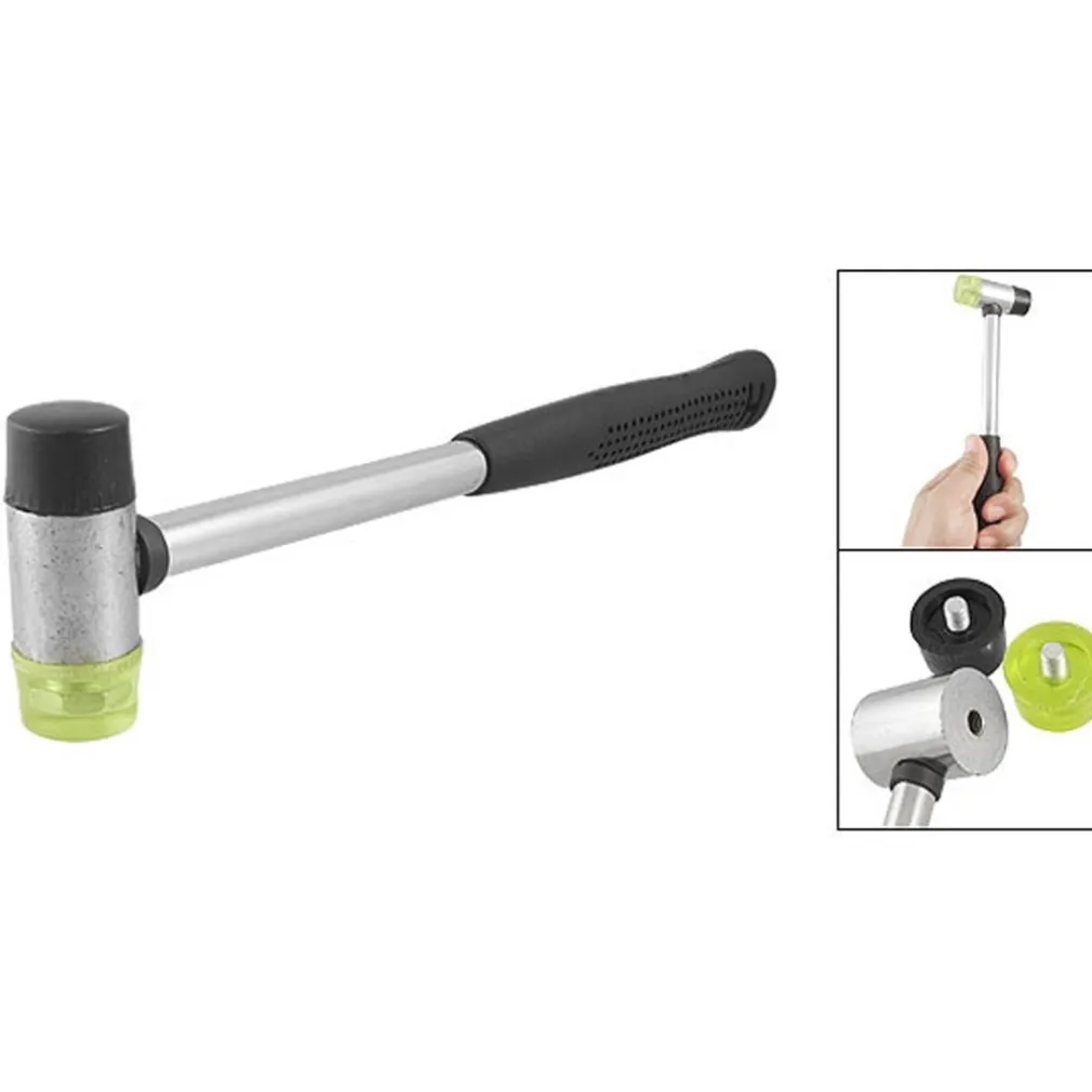 MARTELLO MAZZUOLO CON TESTA IN GOMMA E MANICO ERGONOMICO IN FIBRA E VETRO FIBER