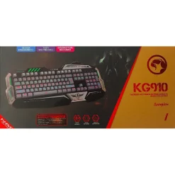 MARVO SCORPION KG910 TASTIERA GAMING RETROILLUMINATA PC USB MECCANICA POGGIAPOLSI