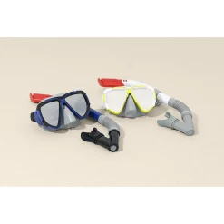 MASCHERA + BOCCAGLIO SUB ADULTO SET SNORKELING DIVE MIRA 14+ ANNI 2 COLORI 24053