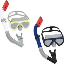MASCHERA + BOCCAGLIO SUB ADULTO SET SNORKELING DIVE MIRA 14+ ANNI 2 COLORI 24053