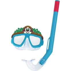 MASCHERA DA SNORKELING CON BOCCAGLIO PER BAMBINI CON ANIMALETTI 3-6+ ANNI 24059