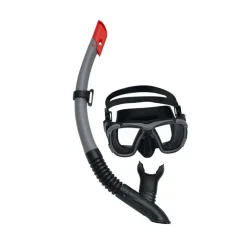 MASCHERA DA SUB MOD. INSPIRA PRO SNORKEL CON RESPIRATORE COLORI ASSORTITI 24021