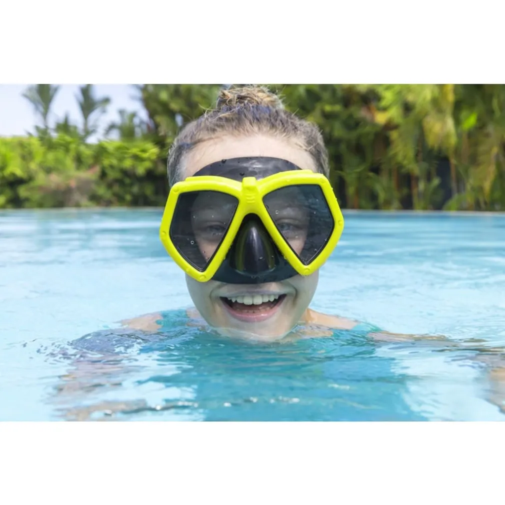 MASCHERA EVERSEA DIVE LENTI IN POLICARBONATO 7-14 ANNI COLORI ASSORTITI 22040