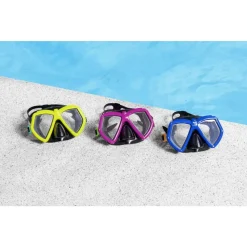 MASCHERA EVERSEA DIVE LENTI IN POLICARBONATO 7-14 ANNI COLORI ASSORTITI 22040