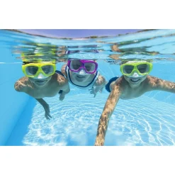 MASCHERA SUBACQUEA PER BAMBINI AQUANAUT 7-14 ANNI PISCINA COLORI ASSORTITI 22039