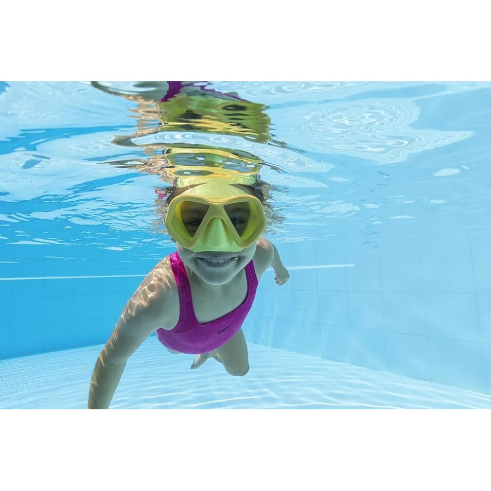 MASCHERA SUBACQUEA PER BAMBINI GLIDER CON PROTEZIONE UV COLORI ASSORTITI 22048