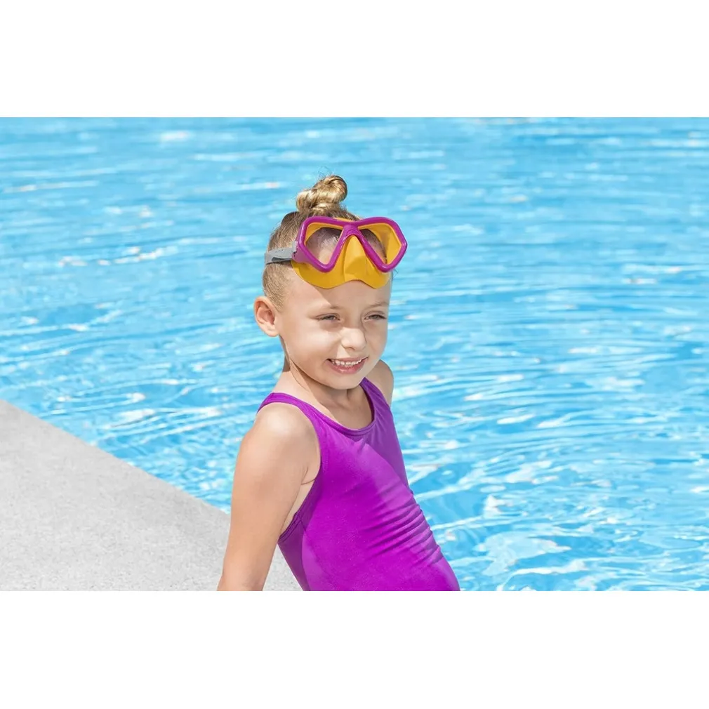 MASCHERA SUBACQUEA PER BAMBINI GLIDER CON PROTEZIONE UV COLORI ASSORTITI 22048