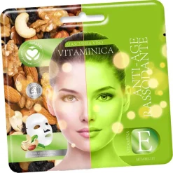 MASCHERA VISO CON VITAMINA E ANTI-AGE RASSODANTE RIGENERA PELLE FACILE APPLICAZIONE